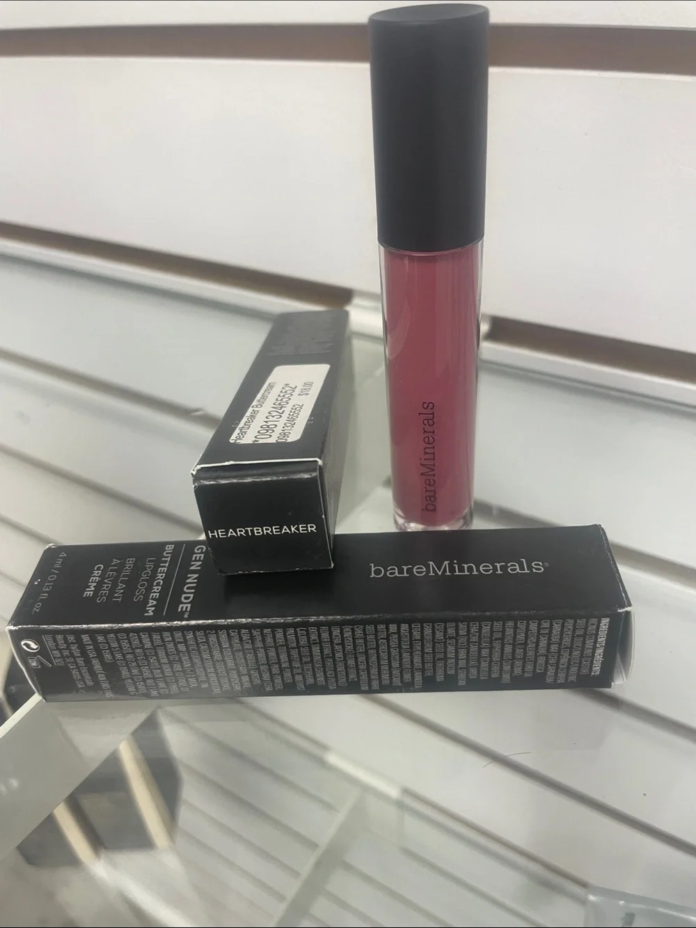 bareMinerals Gen Nude Buttercream Lip Gloss - Heartbreaker Pink